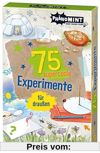 moses. PhänoMINT 75 supercoole Experimente für draußen | Spannende Experimente und wissenswertes über die Phänomene der Natur | Kartenset für Kinder ab 8 Jahren